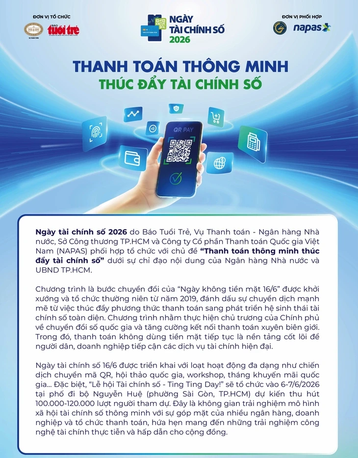 Ngày Tài chính số 2026 đã sẵn sàng với hàng loạt công nghệ và trải nghiệm mới Ngày Tài chính số 2026 đã sẵn sàng với hàng loạt công nghệ và trải nghiệm mới