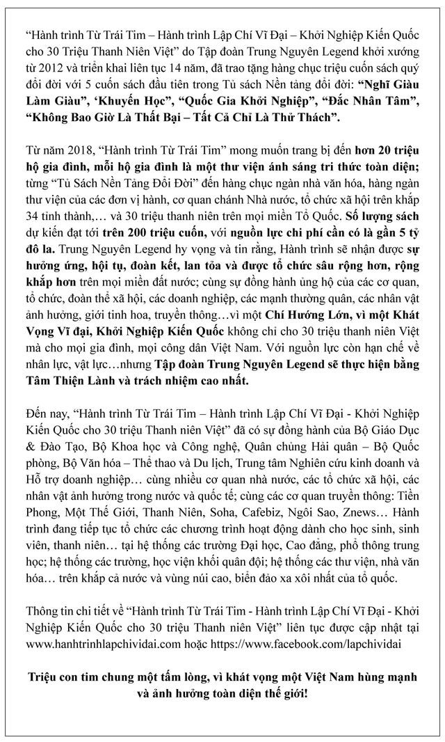 Nhật ký Hành trình từ trái tim: Học và đọc: Căn cốt để người trẻ vươn xa Nhật ký Hành trình từ trái tim: Học và đọc: Căn cốt để người trẻ vươn xa