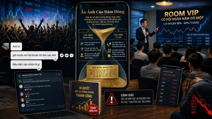 Nhộn nhạo 'chuyên gia', hội nhóm chứng khoán: Khoe lãi ảo, giăng cò mồi và sự thật đằng sau Nhộn nhạo 'chuyên gia', hội nhóm chứng khoán: Khoe lãi ảo, giăng cò mồi và sự thật đằng sau
