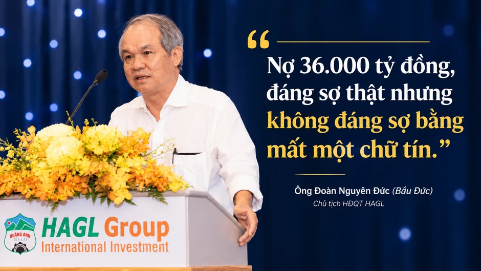 'Nợ 36.000 tỷ đồng đáng sợ thật, nhưng không đáng sợ bằng mất một chữ tín' 'Nợ 36.000 tỷ đồng đáng sợ thật, nhưng không đáng sợ bằng mất một chữ tín'
