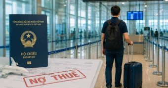 Nợ thuế 1 triệu đồng cũng có thể bị hoãn xuất cảnh