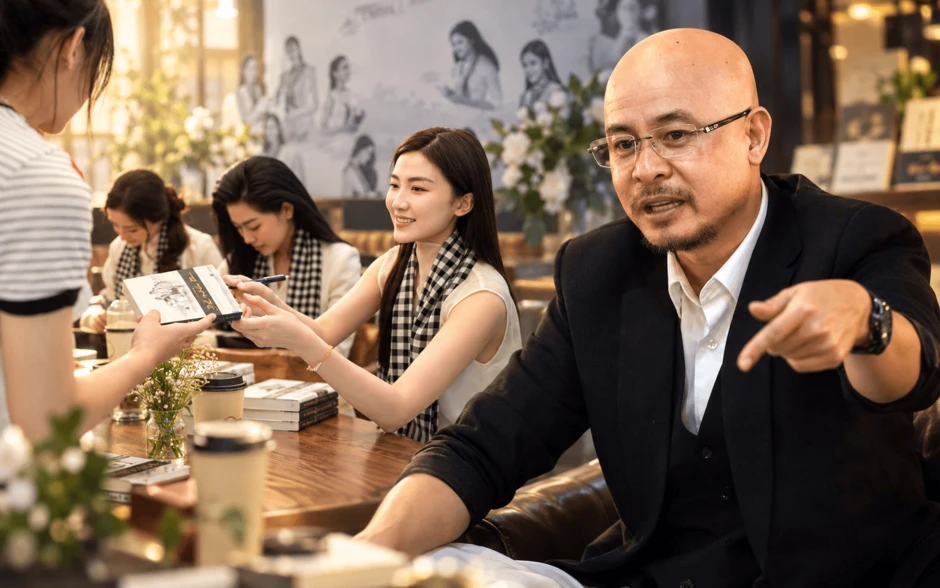Ông Đặng Lê Nguyên Vũ tặng sách và cà phê miễn phí cho khách hàng tại TP.HCM, áp dụng duy nhất 1 ngày, giới hạn số lượng người được tặng Ông Đặng Lê Nguyên Vũ tặng sách và cà phê miễn phí cho khách hàng tại TP.HCM, áp dụng duy nhất 1 ngày, giới hạn số lượng người được tặng