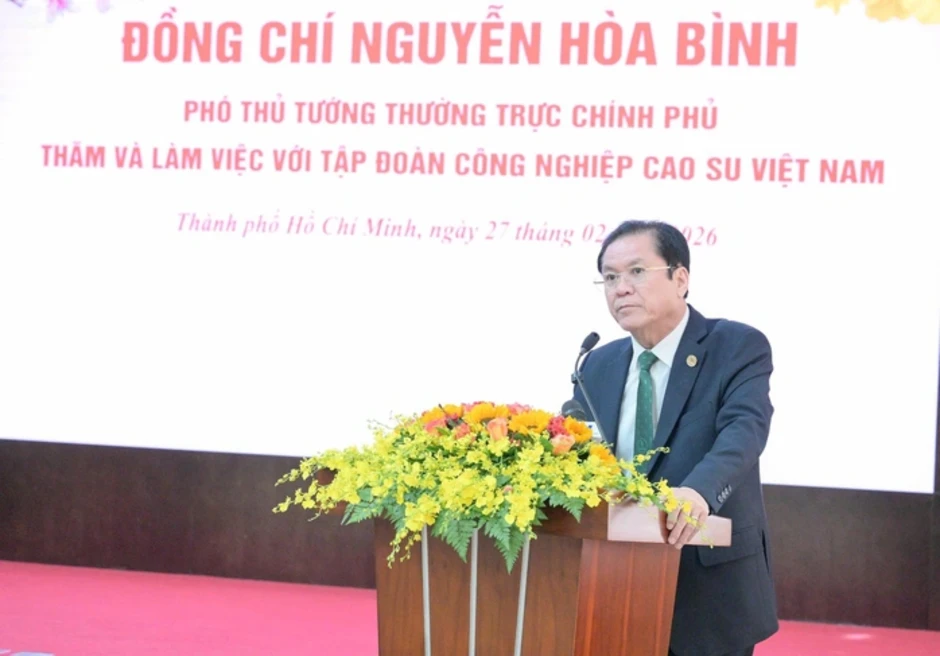 Phó Thủ tướng Thường trực Nguyễn Hòa Bình thăm và làm việc tại VRG Phó Thủ tướng Thường trực Nguyễn Hòa Bình thăm và làm việc tại VRG
