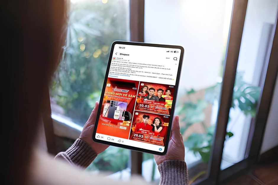 Shopee Debut chuyển “điểm rơi” truyền thông thành tăng trưởng doanh thu cho sản phẩm mới Shopee Debut chuyển “điểm rơi” truyền thông thành tăng trưởng doanh thu cho sản phẩm mới