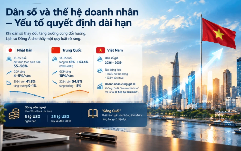Sóng Cuối: 4 lý do 2026–2035 là thập kỷ quyết định doanh nghiệp Việt Sóng Cuối: 4 lý do 2026–2035 là thập kỷ quyết định doanh nghiệp Việt