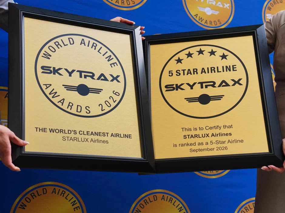 STARLUX hai năm liền đạt chứng nhận hãng hàng không 5 sao Skytrax STARLUX hai năm liền đạt chứng nhận hãng hàng không 5 sao Skytrax