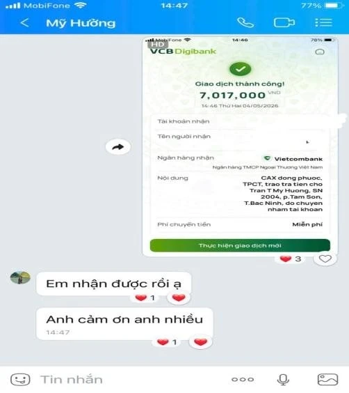 Tài khoản Vietcombank của người đàn ông SN 1993 có giao dịch 7 triệu đồng: Công an vào cuộc làm rõ nguồn gốc số tiền Tài khoản Vietcombank của người đàn ông SN 1993 có giao dịch 7 triệu đồng: Công an vào cuộc làm rõ nguồn gốc số tiền