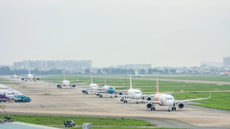 Tăng công suất lên 46 chuyến/giờ, Tân Sơn Nhất 'căng mình' dịp 30/4 Tăng công suất lên 46 chuyến/giờ, Tân Sơn Nhất 'căng mình' dịp 30/4