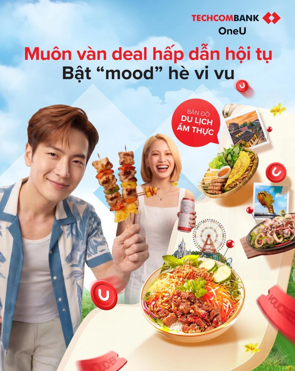Techcombank OneU đồng hành cùng hơn 25 triệu khách hàng khám phá Việt Nam rực rỡ Techcombank OneU đồng hành cùng hơn 25 triệu khách hàng khám phá Việt Nam rực rỡ