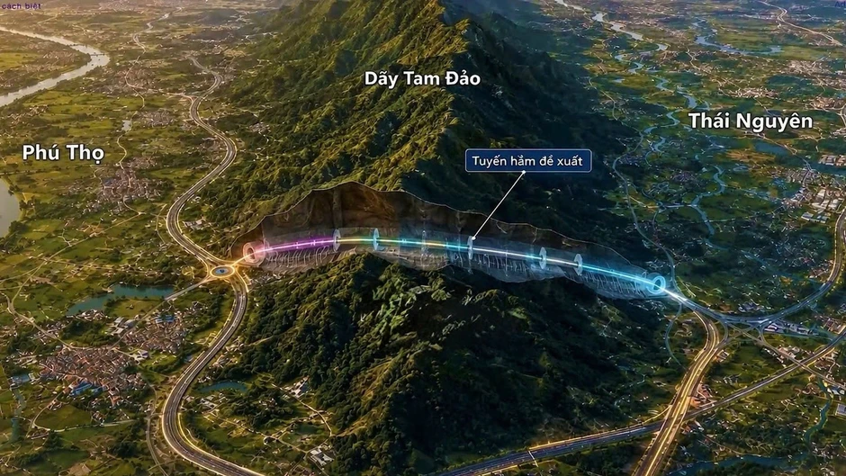 Thống nhất làm đường hầm Tam Đảo gần 5.800 tỷ đồng Thống nhất làm đường hầm Tam Đảo gần 5.800 tỷ đồng
