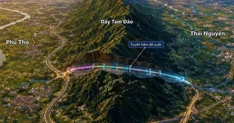 Thống nhất làm đường hầm Tam Đảo gần 5.800 tỷ đồng