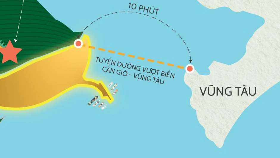 Thông tin dự án đường vượt biển Cần Giờ - Vũng Tàu hơn 93.000 tỷ đồng