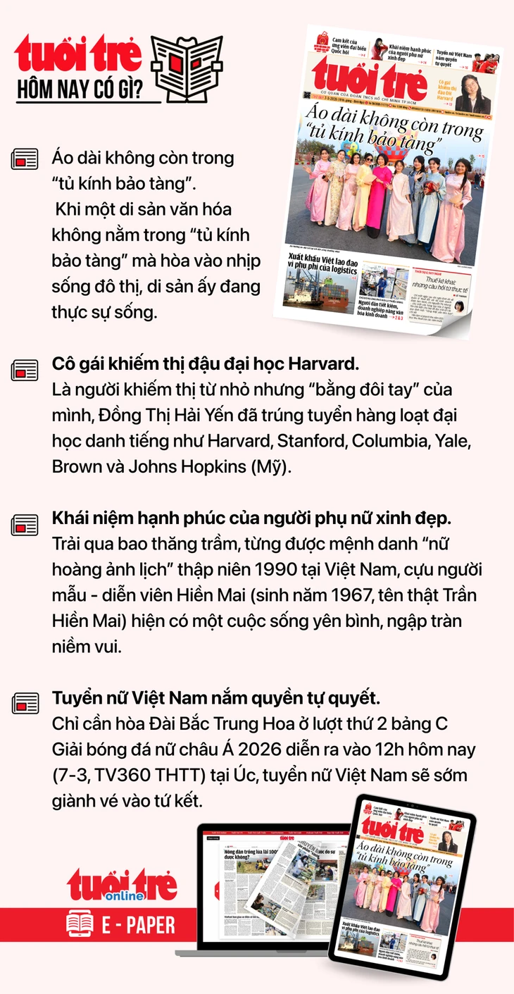 Tin tức sáng 7-3: Tín dụng bất động sản năm 2026 có thể hạ nhiệt; Thúc đẩy đầu tư y tế ở nước ngoài Tin tức sáng 7-3: Tín dụng bất động sản năm 2026 có thể hạ nhiệt; Thúc đẩy đầu tư y tế ở nước ngoài