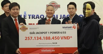 Tối nay, Vietlott xác định một khách hàng trúng giải độc đắc hơn 83 tỉ đồng