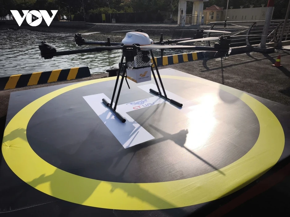 TPHCM đưa vào hoạt động tuyến giao hàng xuyên biển đầu tiên bằng UAV