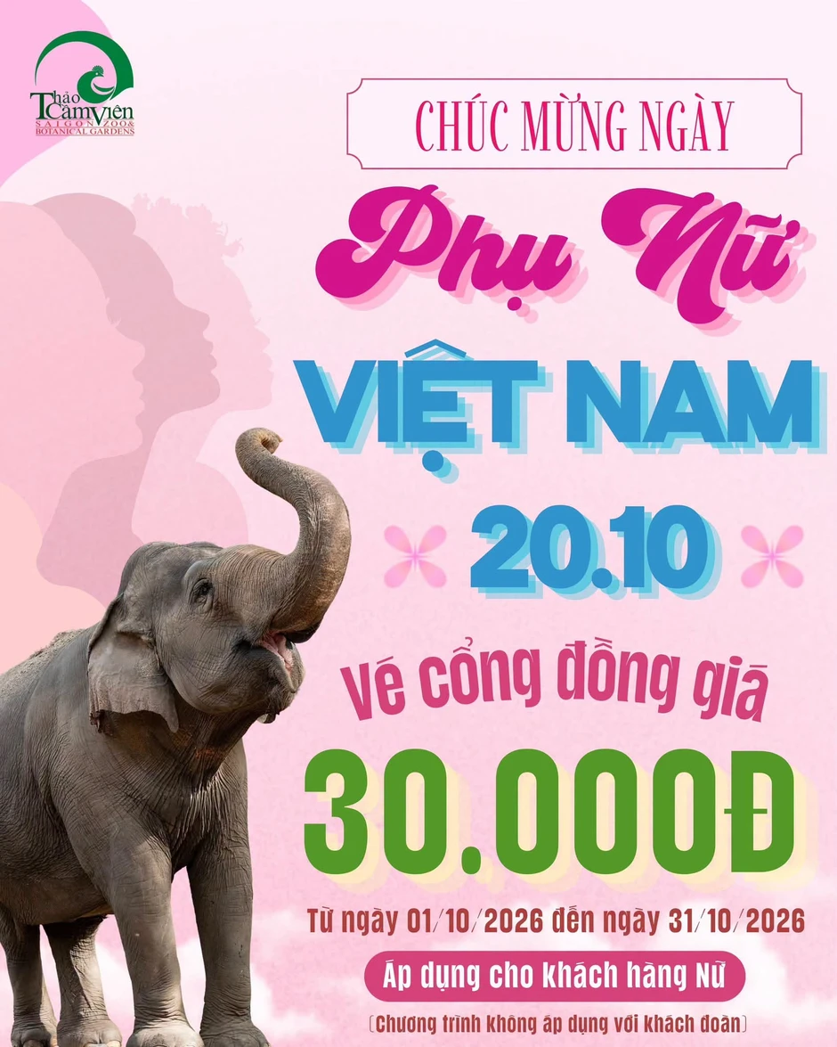 Từ ngày 1/10, Thảo Cầm Viên bất ngờ đổi giá vé cho nhóm khách đặc biệt Từ ngày 1/10, Thảo Cầm Viên bất ngờ đổi giá vé cho nhóm khách đặc biệt