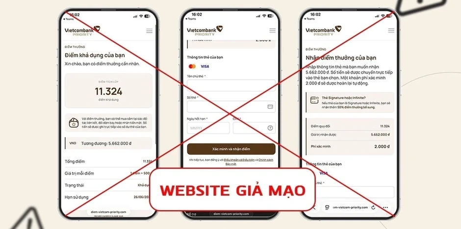 Vietcombank gửi cảnh báo khẩn tới khách hàng