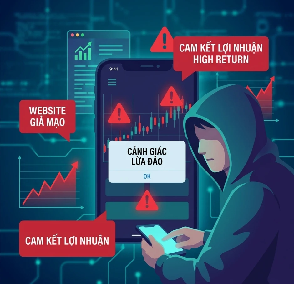 Xuất hiện thủ đoạn giả mạo công ty chứng khoán, công ty quản lý quỹ để lừa đảo Xuất hiện thủ đoạn giả mạo công ty chứng khoán, công ty quản lý quỹ để lừa đảo