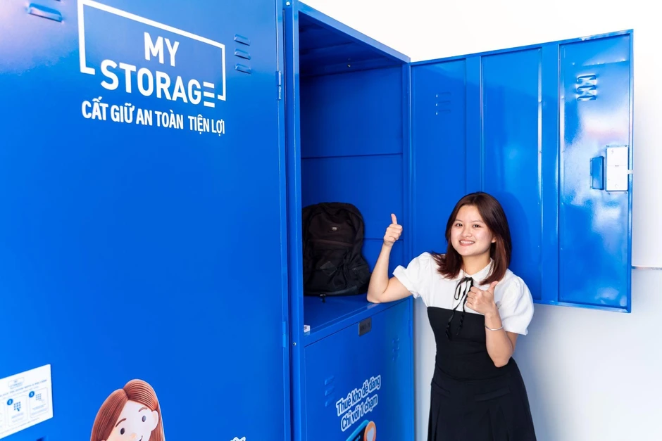 Xuất hiện tủ gửi đồ thông minh tại cửa hàng tiện lợi Xuất hiện tủ gửi đồ thông minh tại cửa hàng tiện lợi