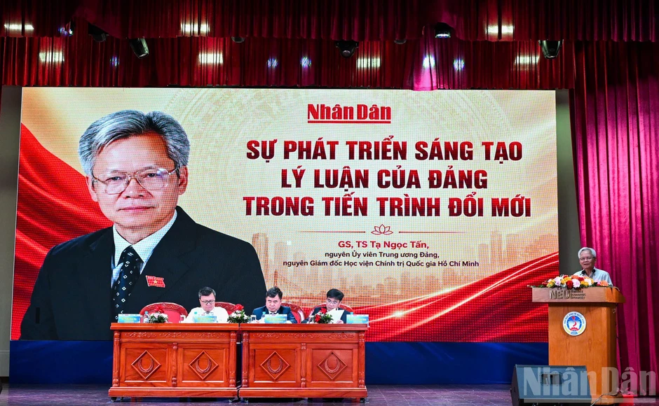 [Ảnh] Hội thảo khoa học quốc gia: “Đổi mới mô hình phát triển của Việt Nam đáp ứng yêu cầu kỷ nguyên mới”