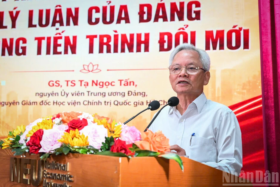 [Ảnh] Hội thảo khoa học quốc gia: “Đổi mới mô hình phát triển của Việt Nam đáp ứng yêu cầu kỷ nguyên mới”