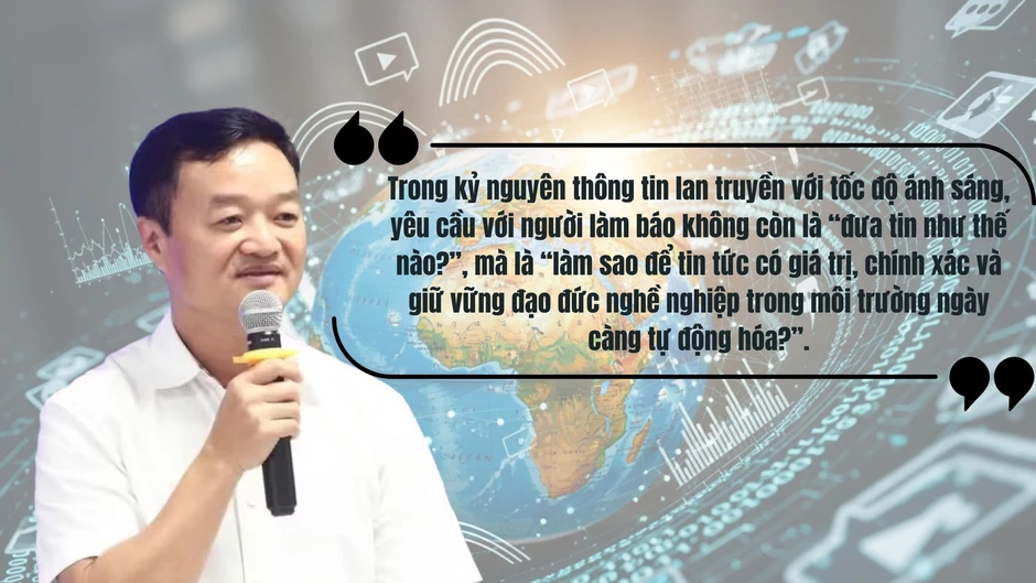 "Chắp cánh" cho báo chí vươn xa trong kỷ nguyên AI và dữ liệu "Chắp cánh" cho báo chí vươn xa trong kỷ nguyên AI và dữ liệu