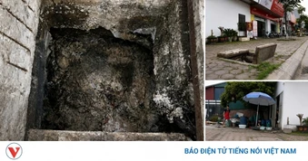 "Sát thủ ngầm" làm tắc nghẽn cống ngầm Bắc Ninh, công nhân chật vật nạo vét