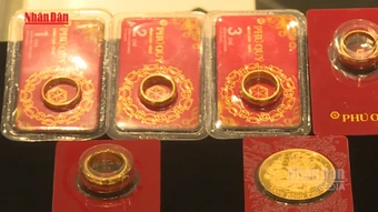 [Video] Sau phiên tăng sốc, giá vàng sáng nay chững lại