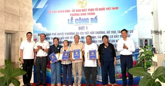 17 trường hợp thuộc Dự án mở rộng đường Lương Định Của bàn giao mặt bằng sớm, gỡ nút thắt dự án trọng điểm