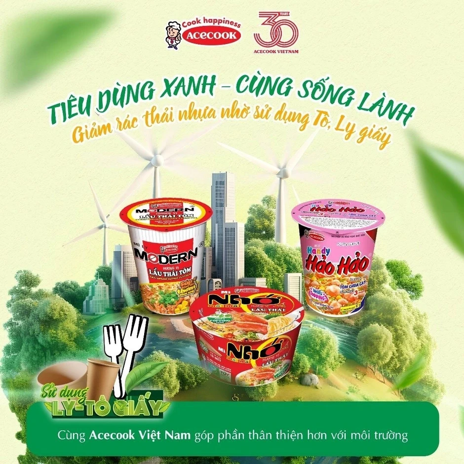 Acecook Việt Nam: Hành trình phát triển bền vững, chung tay vì một hành tinh xanh Acecook Việt Nam: Hành trình phát triển bền vững, chung tay vì một hành tinh xanh