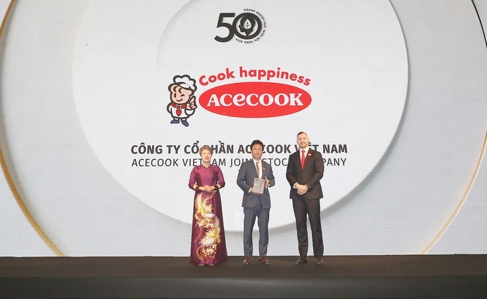 Acecook Việt Nam tiếp tục vào Top 50 Doanh nghiệp phát triển bền vững tiêu biểu Việt Nam 2026