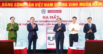 Agribank lan tỏa giá trị số từ mô hình Kiosk thông minh phục vụ hành chính công