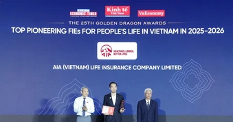 AIA Việt Nam được vinh danh tại giải thưởng Rồng Vàng 2026