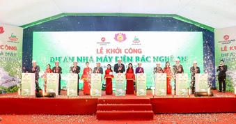 AMACCAO khởi công điện rác Nghệ An công nghệ cao quy mô lớn nhất miền Trung