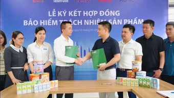 AMM - Germany Nutrition và Bảo hiểm Agribank chi nhánh Nam Định ký kết bảo hiểm trách nhiệm sản phẩm sữa