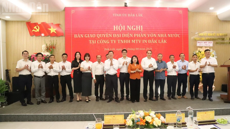 Bàn giao quyền đại diện chủ sở hữu tại Công ty Trách nhiệm hữu hạn một thành viên In Đắk Lắk sang Simexco Daklak Bàn giao quyền đại diện chủ sở hữu tại Công ty Trách nhiệm hữu hạn một thành viên In Đắk Lắk sang Simexco Daklak