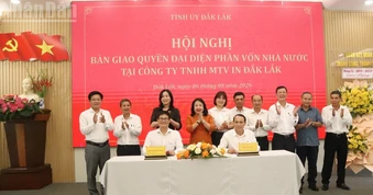 Bàn giao quyền đại diện chủ sở hữu tại Công ty Trách nhiệm hữu hạn một thành viên In Đắk Lắk sang Simexco Daklak