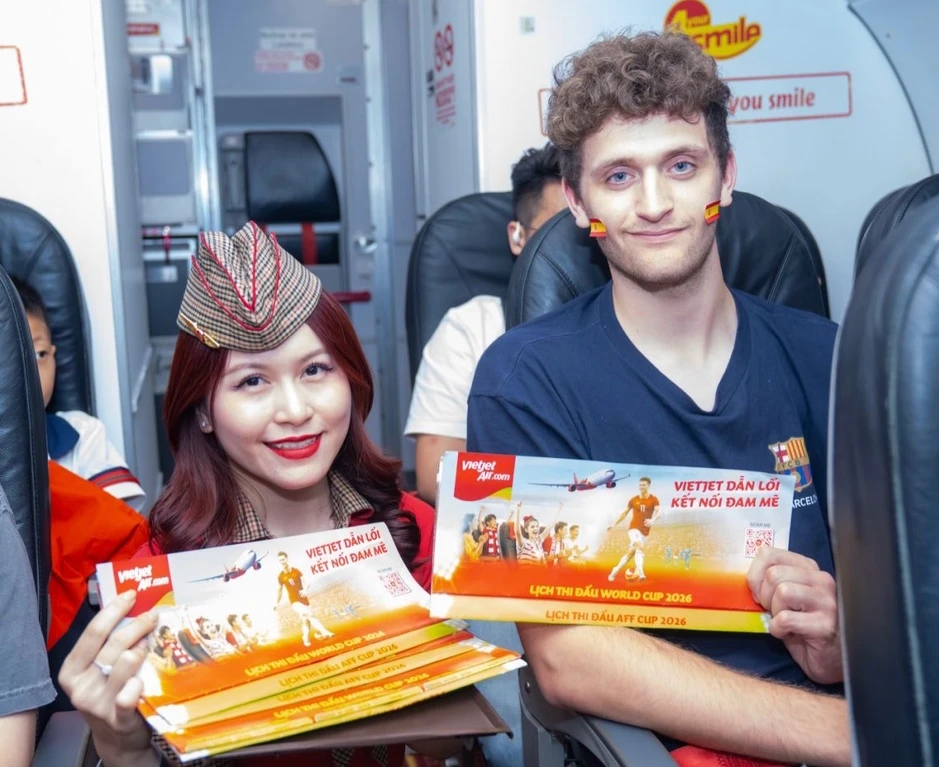 Bay cùng Vietjet, hoà mình vào mùa lễ hội bóng đá sôi động nhất hành tinh Bay cùng Vietjet, hoà mình vào mùa lễ hội bóng đá sôi động nhất hành tinh