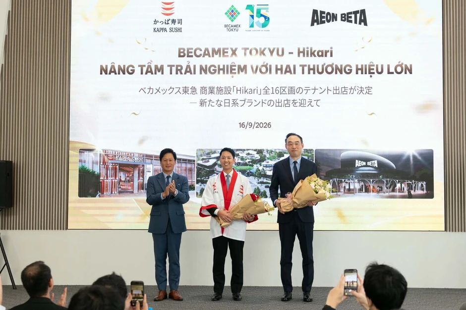 BECAMEX TOKYU giới thiệu hai thương hiệu lớn tại Khu Thương Mại Hikari BECAMEX TOKYU giới thiệu hai thương hiệu lớn tại Khu Thương Mại Hikari