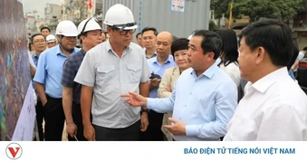 Bí thư Thành ủy Hà Nội kiểm tra tiến độ các công trình trọng điểm