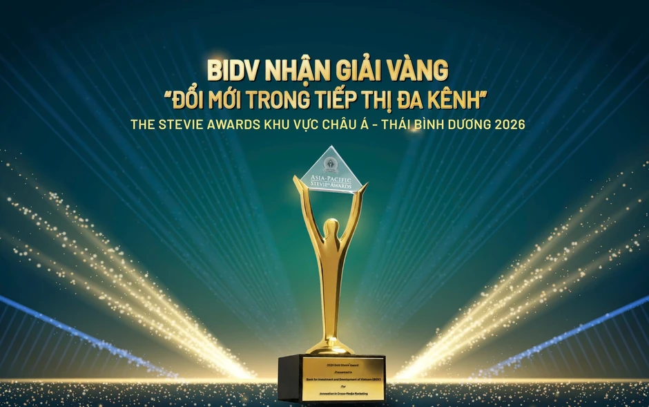 BIDV giành giải Vàng The Stevie Awards: Lối đi riêng từ chiến lược giáo dục tài chính cho giới trẻ