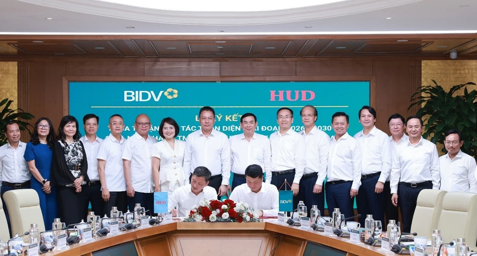 BIDV và HUD tăng cường hợp tác hướng tới phát triển bền vững