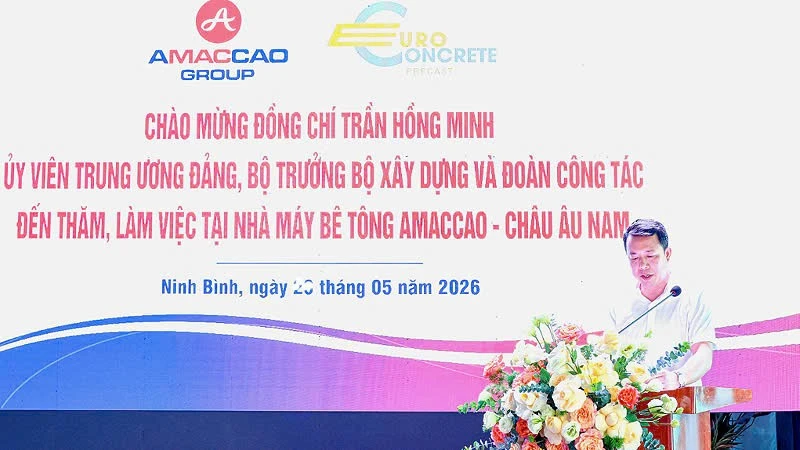 Bộ trưởng Trần Hồng Minh làm việc với AMACCAO: Chuẩn bị năng lực cho các dự án quốc gia