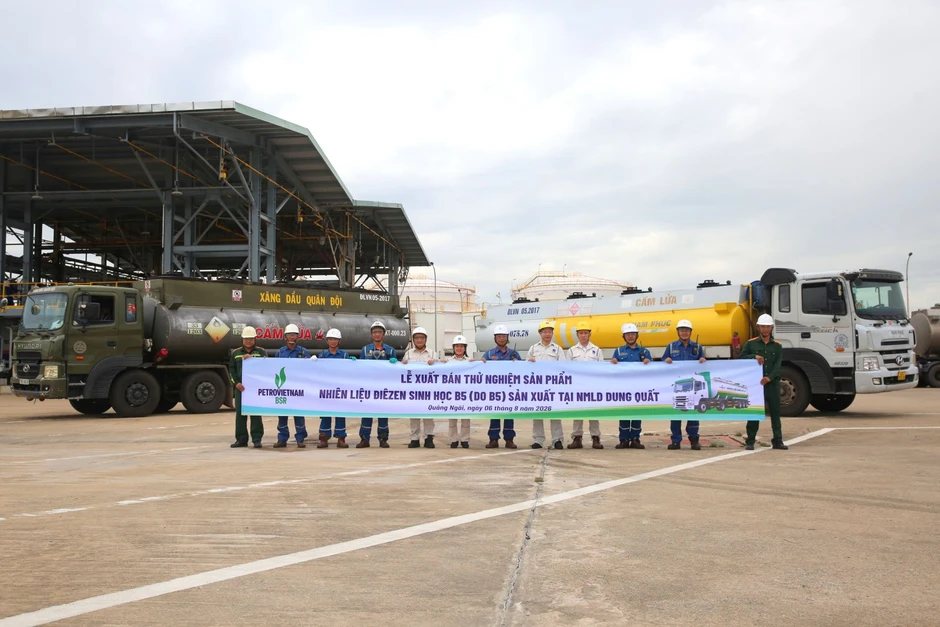 BSR phối trộn thành công dầu Diesel sinh học B5 và Diesel sinh học B10 BSR phối trộn thành công dầu Diesel sinh học B5 và Diesel sinh học B10