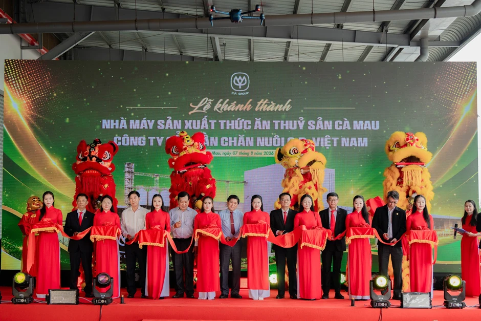 Cà Mau chính thức có nhà máy sản xuất thức ăn thủy sản hiện đại quy mô lớn Cà Mau chính thức có nhà máy sản xuất thức ăn thủy sản hiện đại quy mô lớn