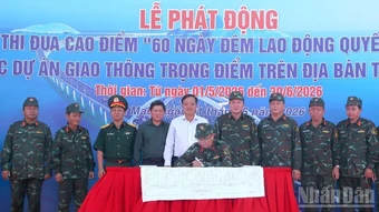 Cà Mau sôi nổi hoạt động thi đua tăng tốc các công trình trọng điểm quốc gia
