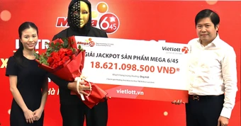 Cán bộ văn phòng tại Huế trúng độc đắc Vietlott hơn 18,6 tỷ đồng