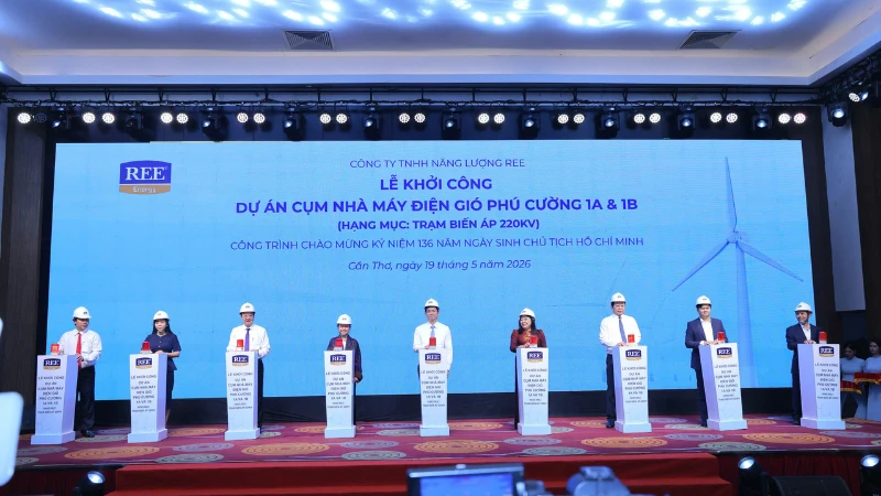 Cần Thơ khởi công 2 dự án điện gió hơn 23.000 tỷ đồng Cần Thơ khởi công 2 dự án điện gió hơn 23.000 tỷ đồng