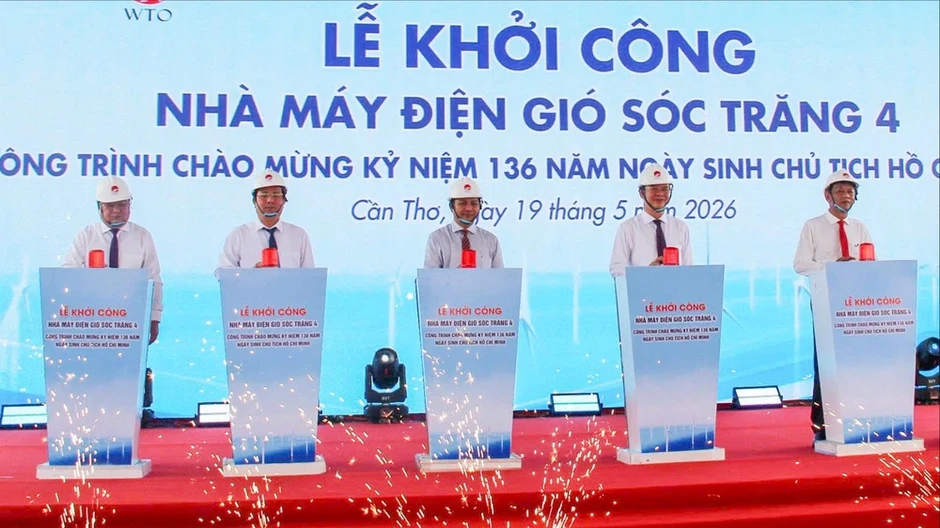 Cần Thơ khởi công 2 dự án điện gió tổng vốn đầu tư gần 23.640 tỉ đồng