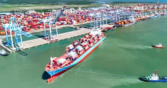 Cảng Cái Mép đón chuyến tàu đầu tiên của tuyến TPX Việt Nam - Hàn Quốc - Hoa Kỳ